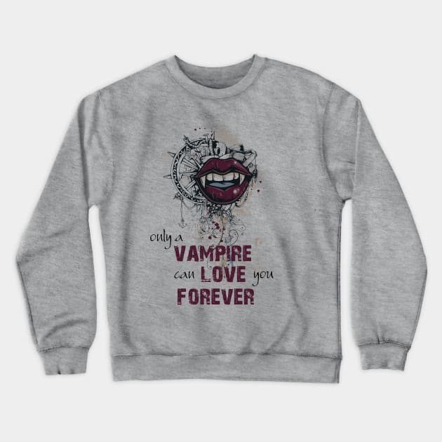 Vampire Love Crewneck Sweatshirt by Verboten